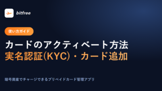 カードのアクティベート方法